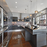 Modern Steel Kitchen